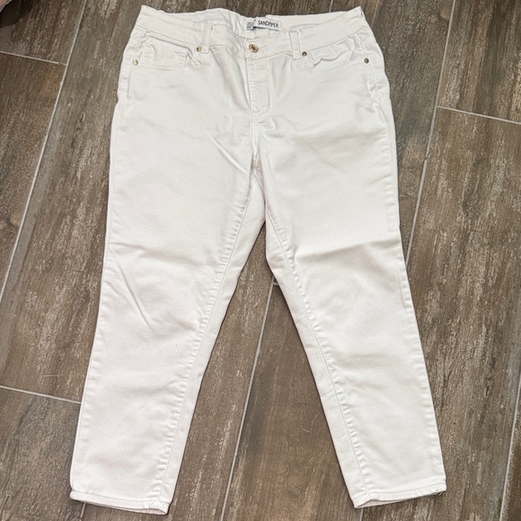 Sandpiper White Ankle Jeans - Picture 1 of 9